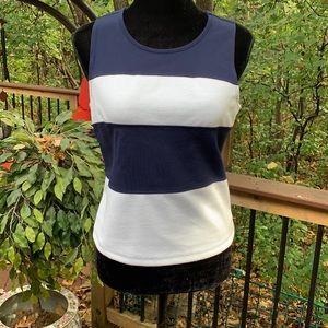 NWT. Sanctuary Navy and white striped sleeveless top.